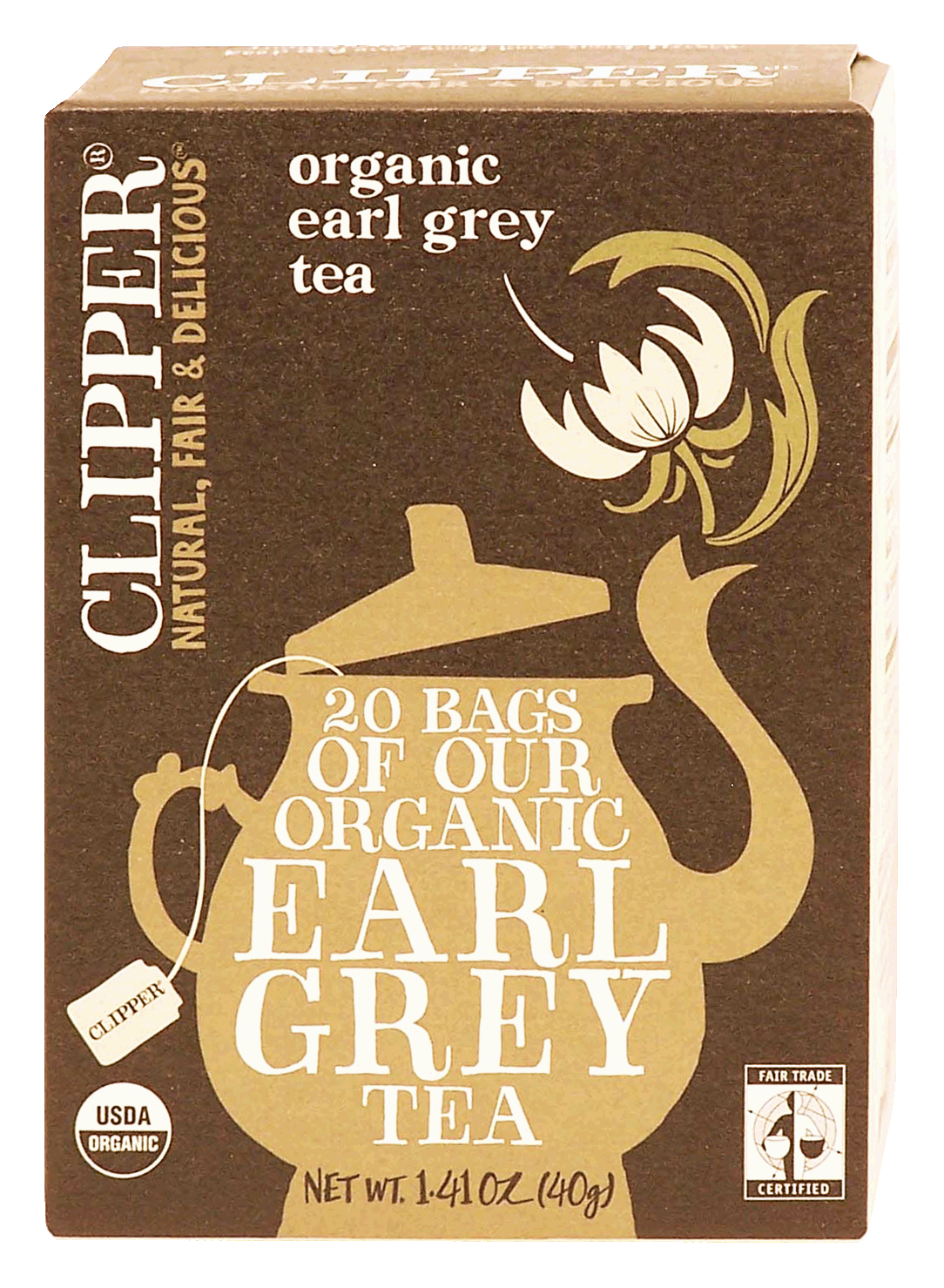 Clipper  earl grey, organic, 20-bags Full-Size Picture